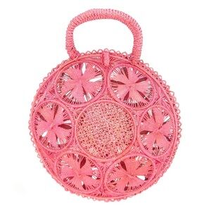 Galapagos Round Basket - Pink
